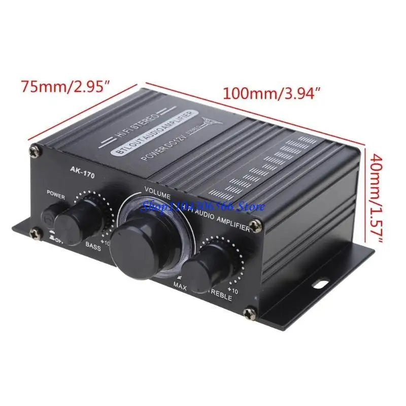 Mini HIFI Stereo Power Amplifier Board 20W+20W 2CH DIY Stereo Power Amplifier HIP