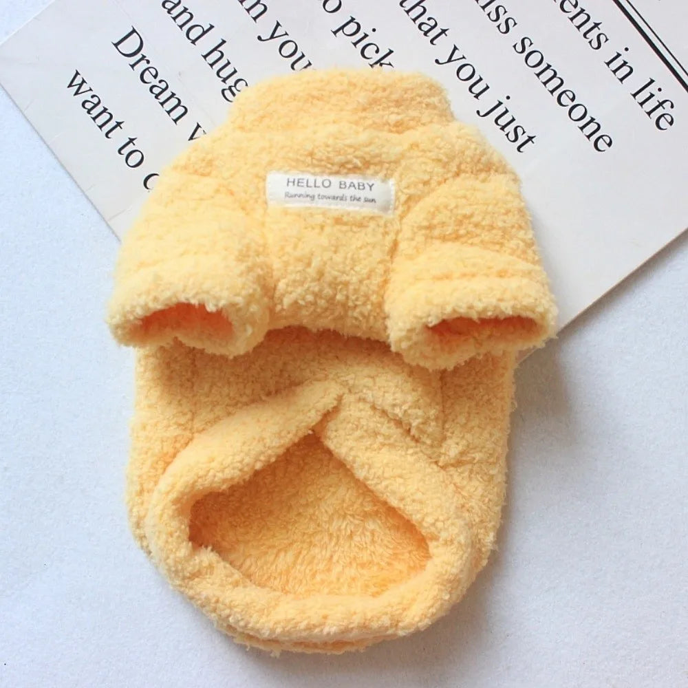 Winter Fleece Dog Sweater – Warm Coat for Small Dogs Dog Sweater Coat HIP