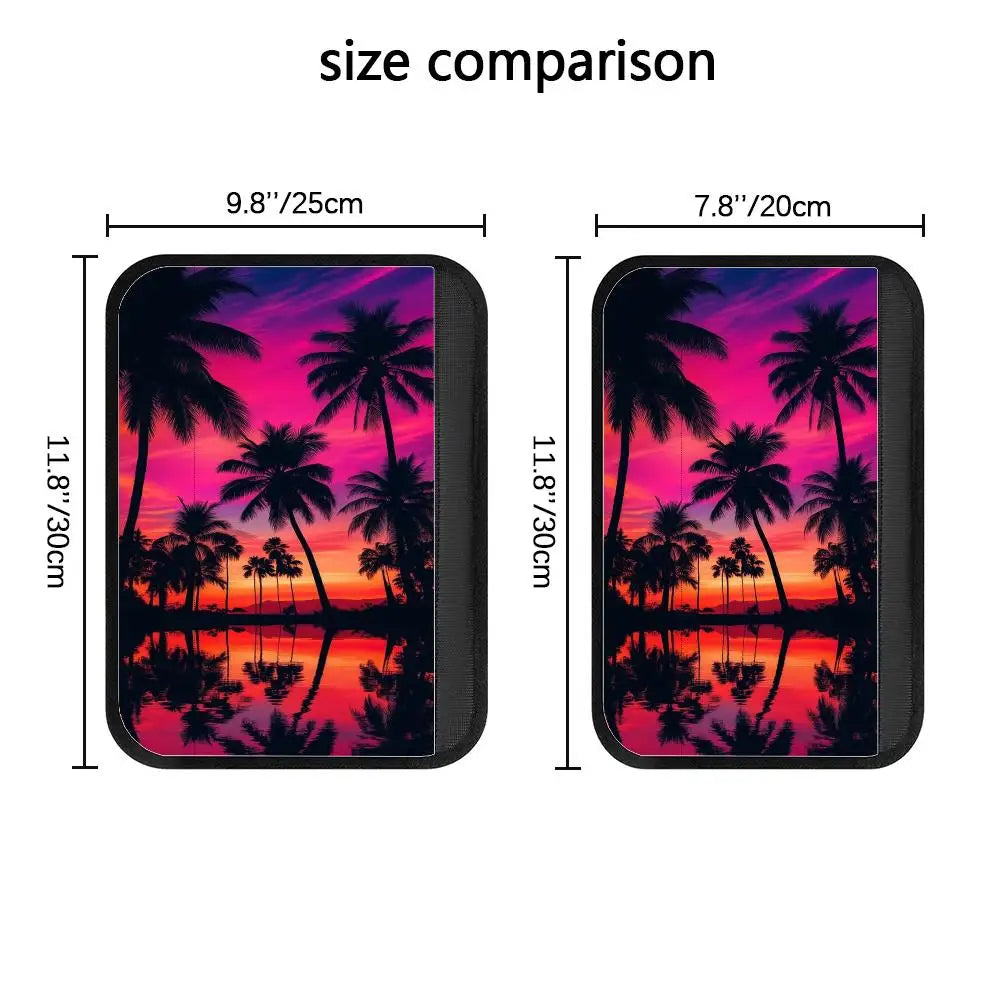 2-Pack Tropical Car Seat Belt Shoulder Pad Cover | Cushion Seat Belt Cover HIP