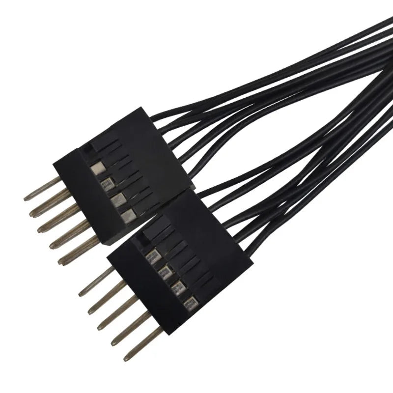 USB 2.0 9-Pin 1-to-2 Splitter Cable – Motherboard Adapter USB Splitter Cable HIP