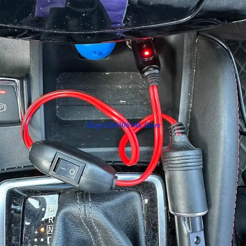 12V 24V Car Cigarette Socket Extender with Switch & Cable Car Socket Extender HIP