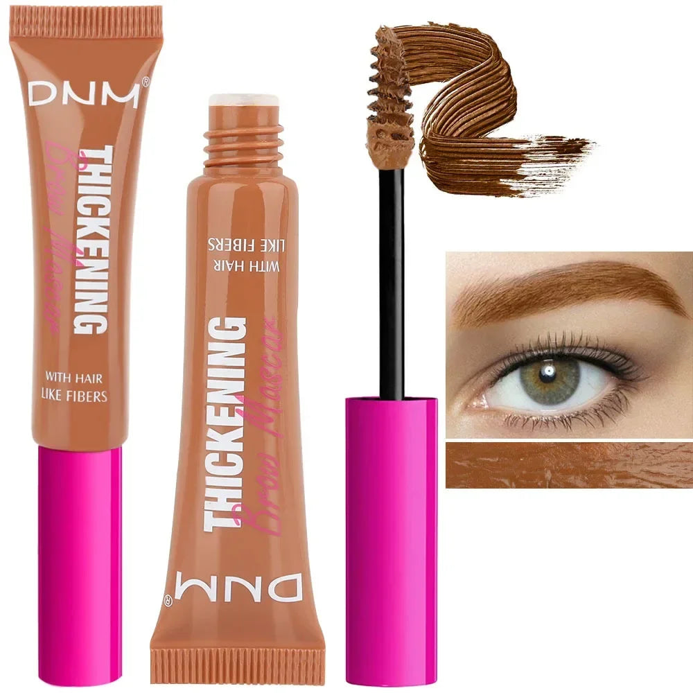 Fiber Brow Mascara Lasting Natural Eyebrow Dyeing Cream Thickening Texture Eye Brow Styling Cream Volumizing Effect HIP 03 Auburn