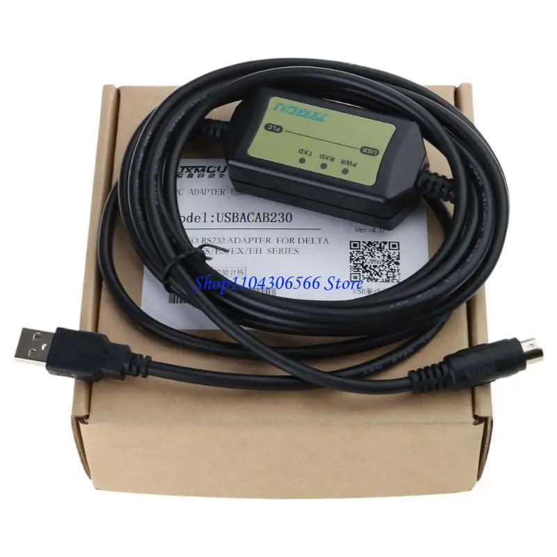 Delta USB-DVP PLC Programming Cable for DVP EX EH EC SV PLC Programming Cable HIP