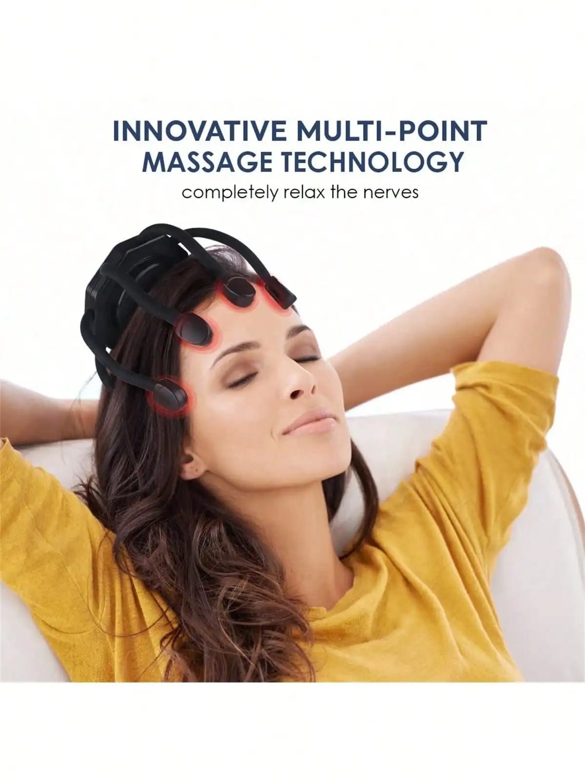 Electric Scalp Massager – 8-Frequency Vibrating Head Massager Electric Scalp Massager HIP