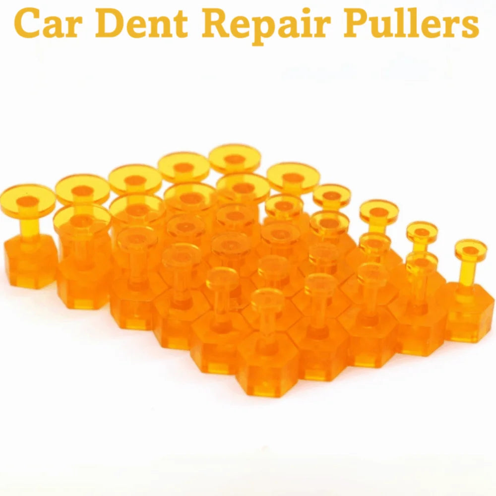 10-Pc Paintless Dent Repair Glue Pull Tabs – PC Material Dent Repair Tool HIP
