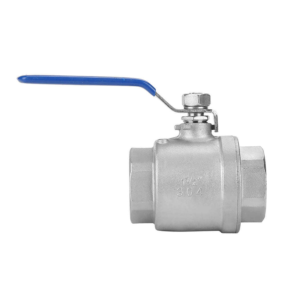 304 Stainless Steel Two Piece Full Port Female Thread Ball Valve 1‑1/2" DN40 1000 WOG HIP