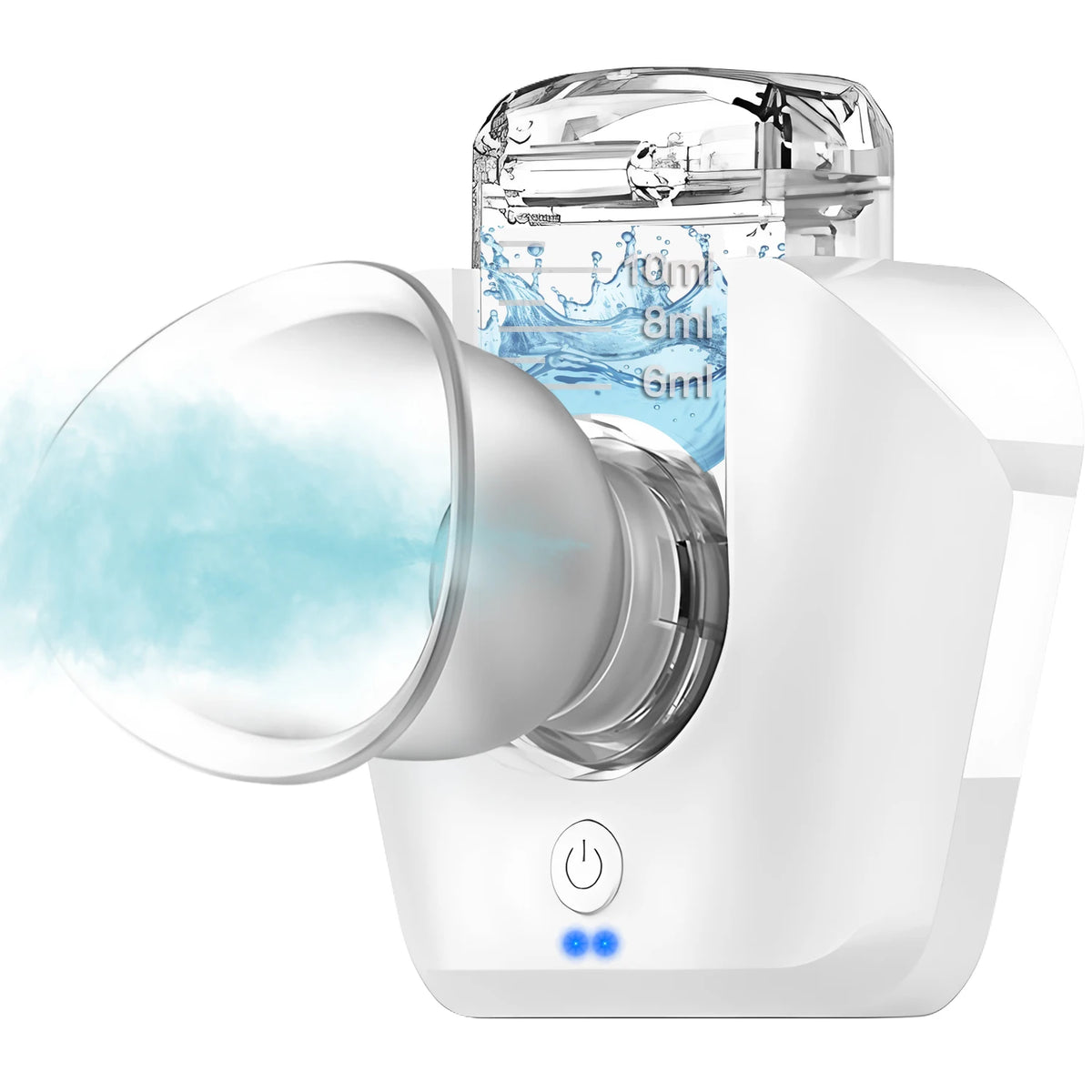 Rechargeable Facial Mist Sprayer – Mesh Nebulizer Humidifier Facial Mist Sprayer HIP White