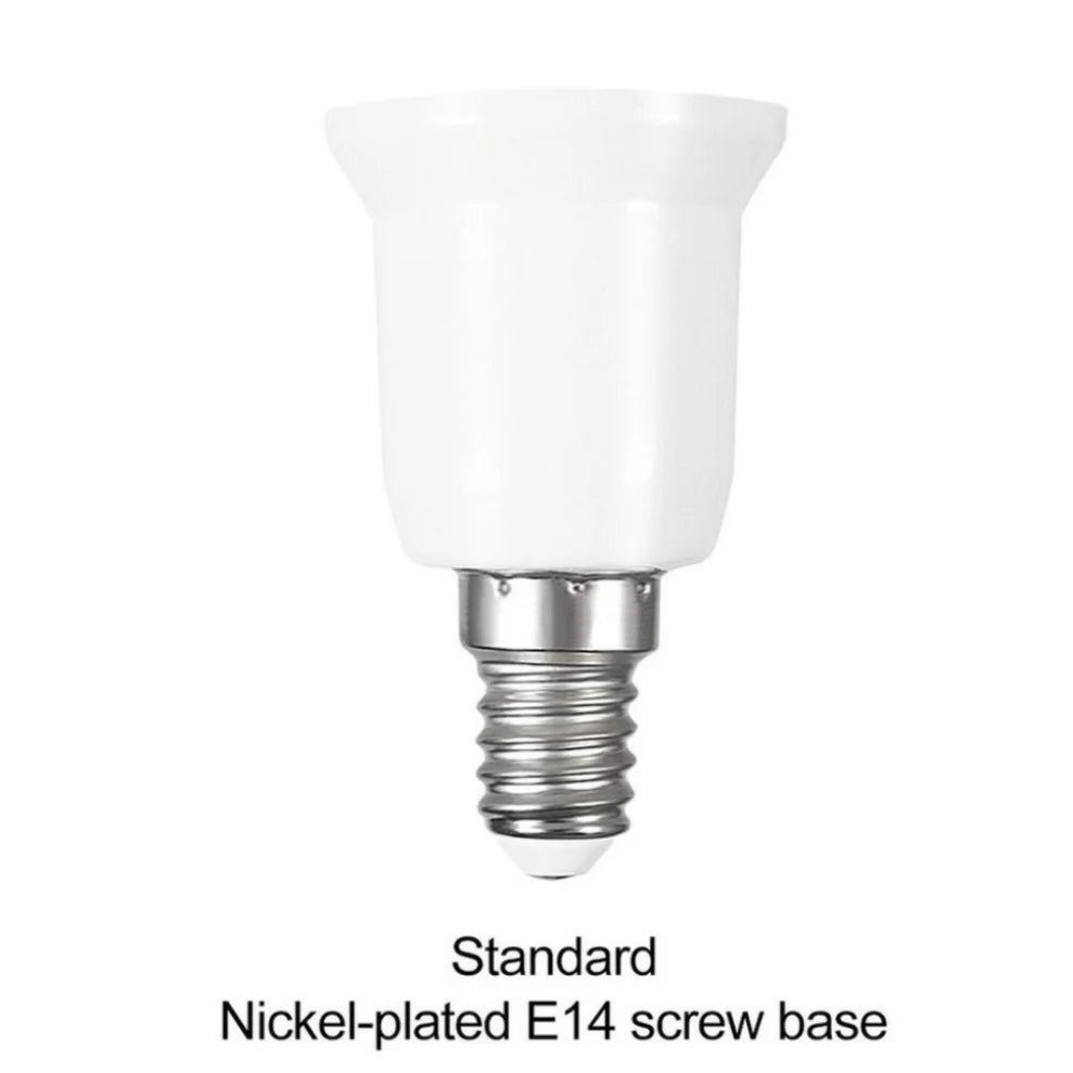 5-Pack E14 to E27 Bulb Socket Adapter Converter | White Lamp Socket Adapter HIP