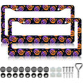 2-Pack Halloween Pumpkin License Plate Frames – Aluminum License Plate Frame HIP 1