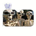 Skull Folding Car Sun Visor – UV Blocking Windshield Shade Car Sun Visor HIP S