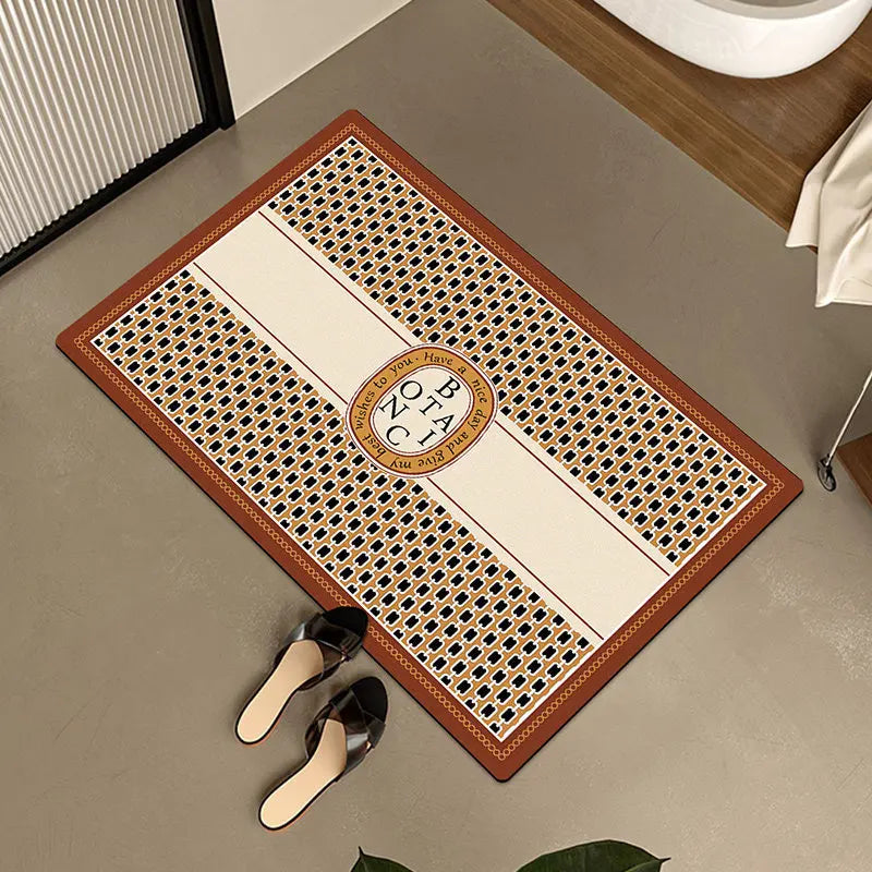 Chinese Retro Anti-Slip Floor Mat – Kitchen, Bath & Entry Anti-Slip Floor Mat HIP 5 40x60cm-Felt