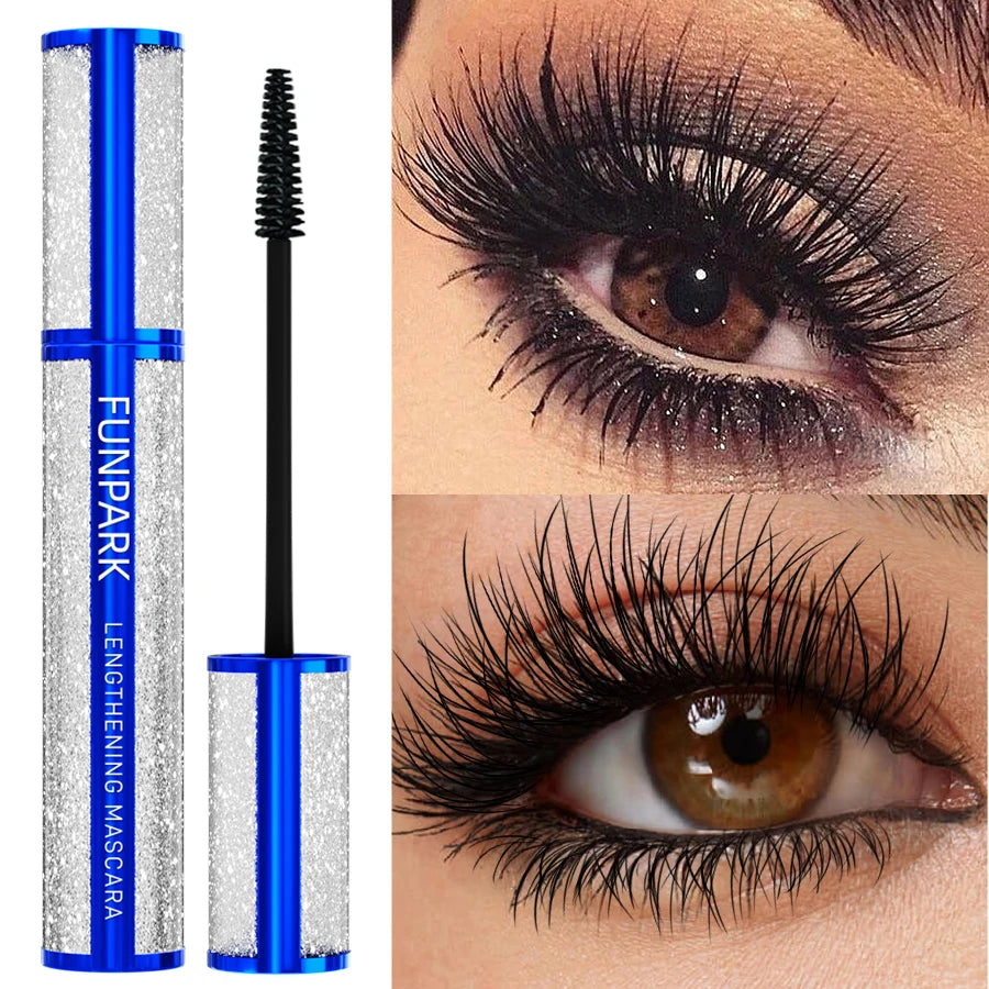 FUNPARK Waterproof Lengthening Curling Black Mascara Lengthening Mascara HIP