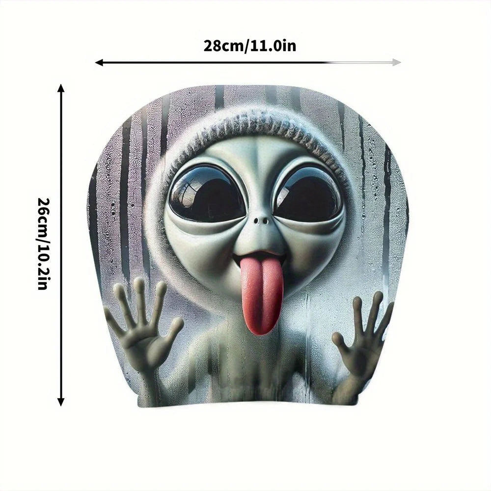2-Pack Alien Print Car Headrest Covers – Universal Fit Car Headrest Covers HIP