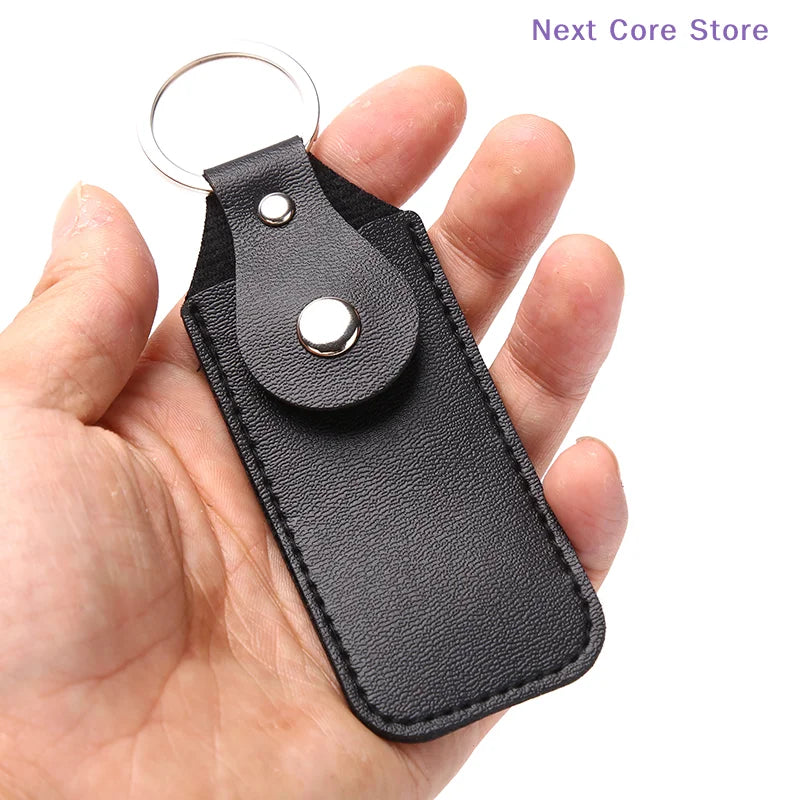 PU Leather USB Flash Drive Case Bag with Key Ring USB Drive Case HIP