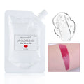 Non-stick Clear Lip Gloss Base Lipstick Lip Gloss Base Gel Moisturizing Matte Lip Glaze Material Odorless for DIY HIP Clear
