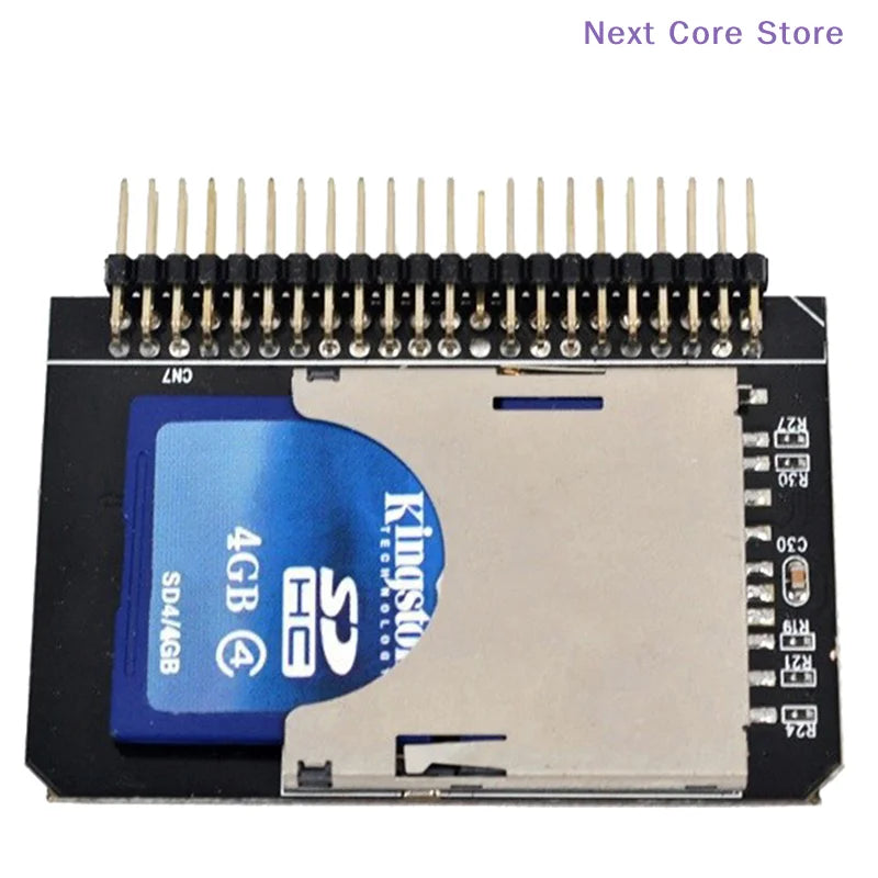 SD/MMC to IDE 2.5" 44-Pin Adapter Converter Card – Up to 128GB IDE Storage Adapter HIP