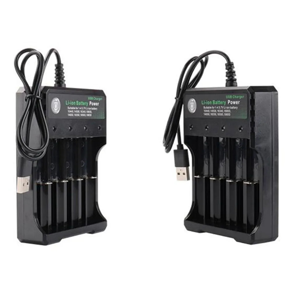 4-Slot 18650 Lithium Battery Charger AC 110V/220V | SEamopar Battery Charger HIP