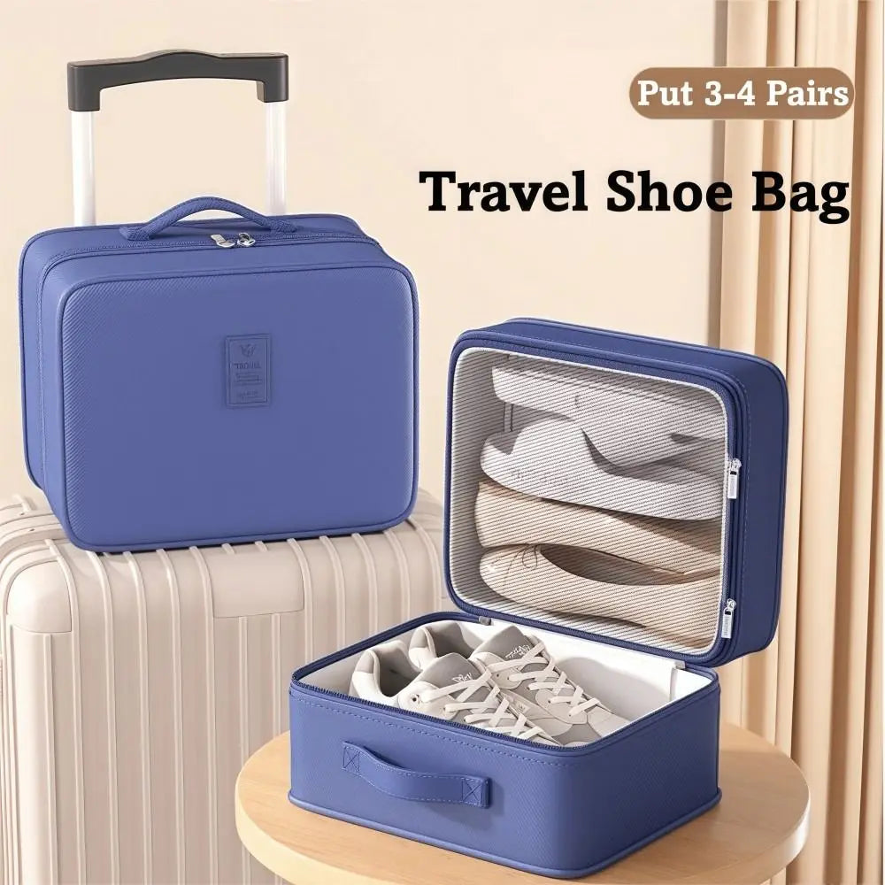 Waterproof Multi-Layer Travel Shoe Bag – Holds 4 Pairs Travel Shoe Bag HIP