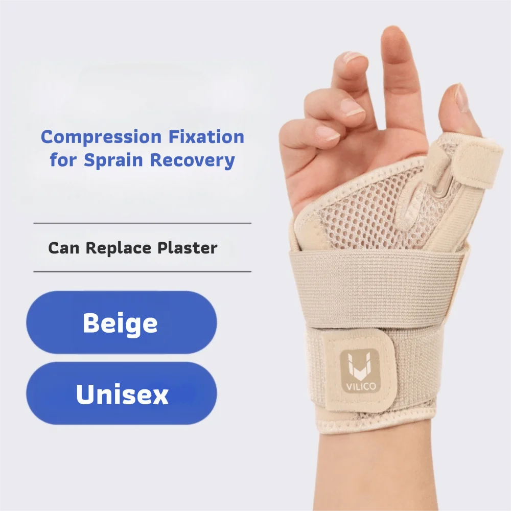Flexible Wrist Support Brace – Breathable Splint Protector Wrist Support Brace HIP Beige