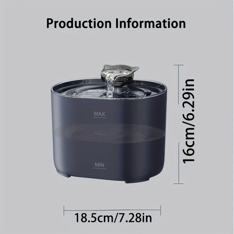 Cat Fountain Pets Water Fountain Cats Dispenser Auto Filter USB Electric Mute Cat Drinker Bowl Recirculate Filtring Drinker HIP