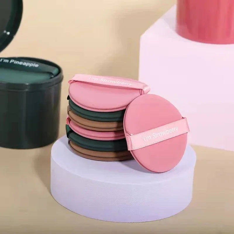 7Pcs/box Strawberry Cosmetic Puff Set Double Side Women Soft Makeup Sponge Beauty Make Up Powder Tools For Women Gift HIP
