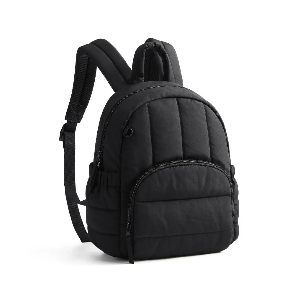 Quilted Mini Backpack Women – Lightweight Water-Resistant Puffer Mini Backpack HIP