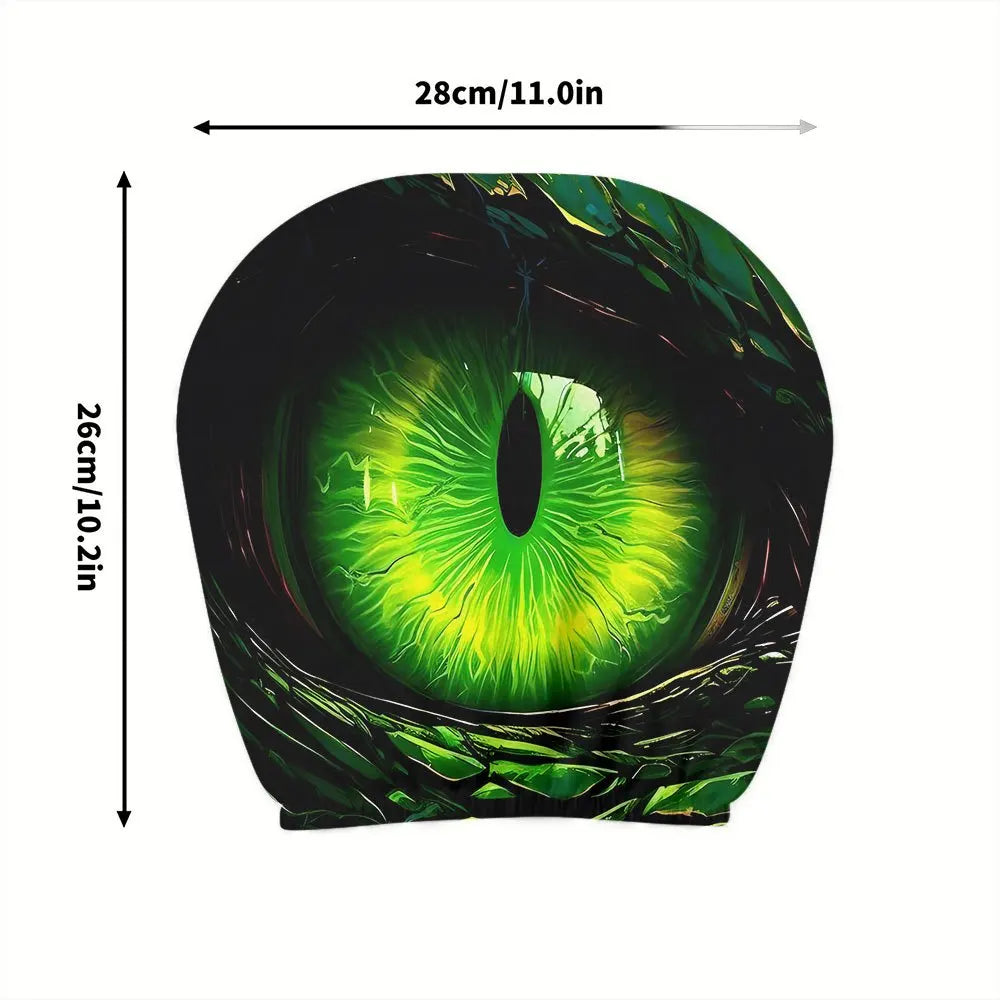 Dragon Eye HD Print Car Headrest Covers – Set of 2 Car Headrest Covers HIP