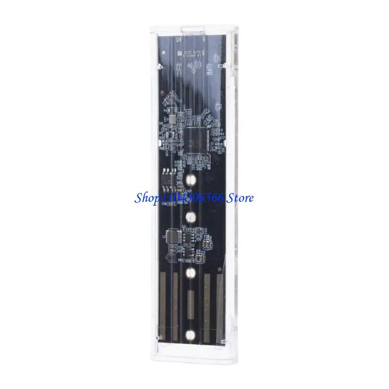 M.2 NVMe SSD Enclosure – Clear Shell, USB 3.0, Up to 10Gbps SSD Drive Enclosure HIP