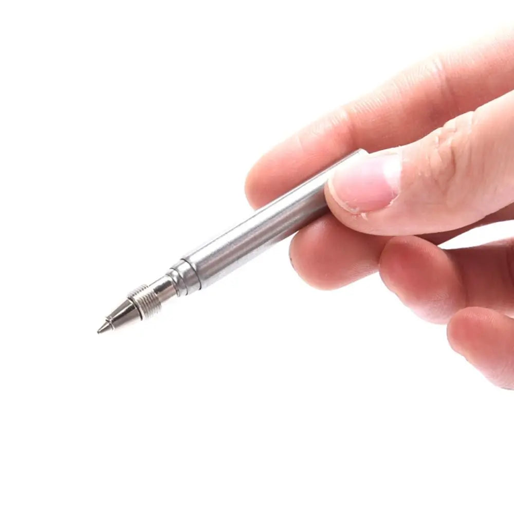 Telescopic Mini Keychain Pen – Stainless Steel EDC Keychain Ballpoint Pen HIP