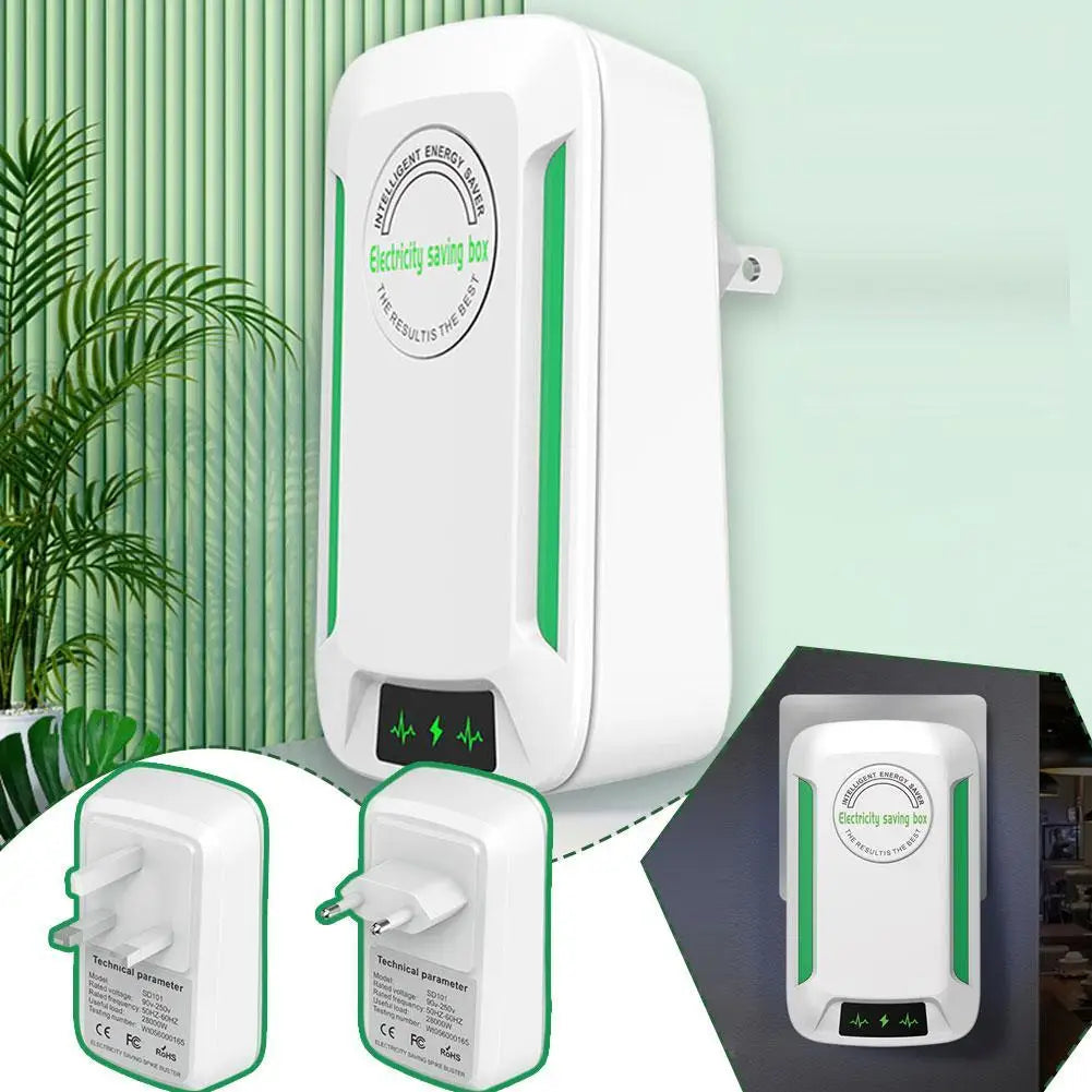 Power Saver ABS Electricity Saving Box Heat Resistant Intelligent Energy Saver for Household Office Market EU/US Plug HIP