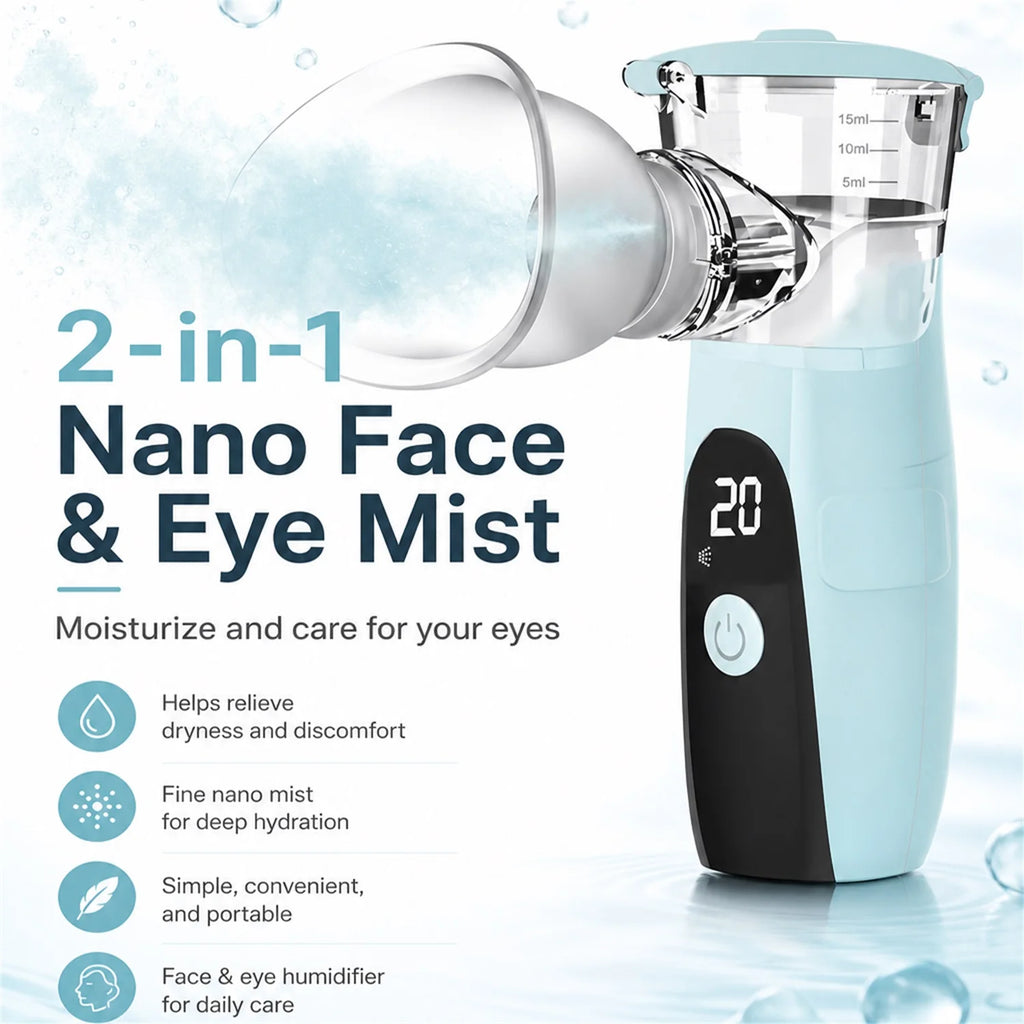 Fireurus Handheld Eye Steamer Nebulizer & Face Moisturizer Eye Steamer Device HIP