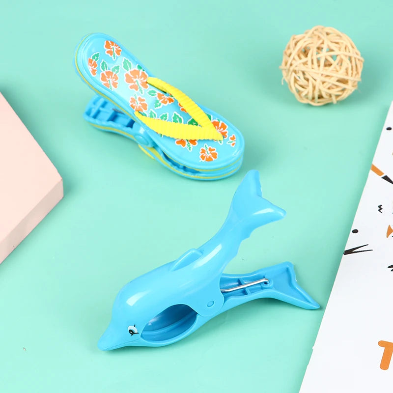 Large Animal Beach Towel Clip – Sunbed & Drying Rack Peg Beach Towel Clip HIP