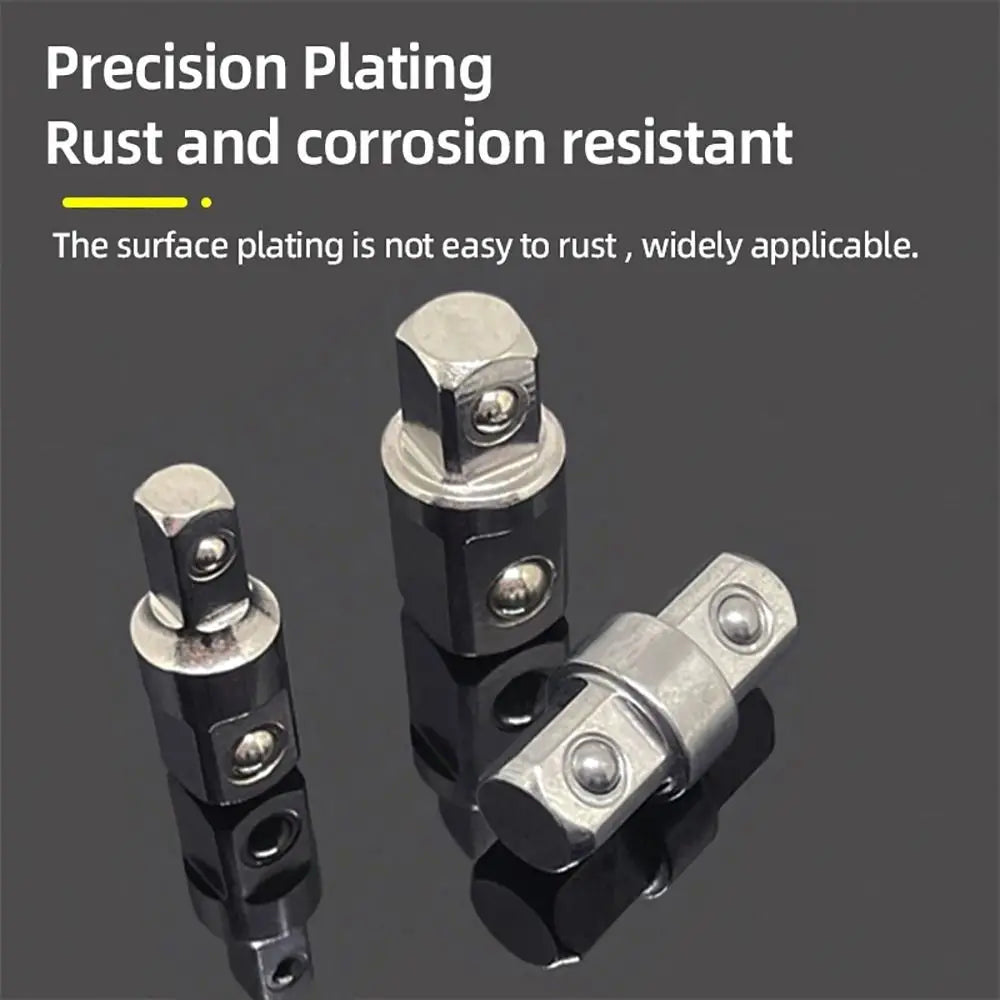 4-Piece Socket Converter Adapter Set – 1/4, 3/8, 1/2 Drive Socket Adapter Set HIP