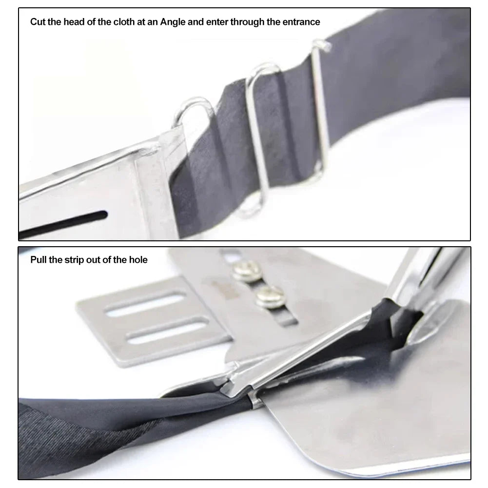 Sewing Machine Hemming Device Double Fold Bias Binding Right-Angle Edging Pull Tube Four Fold Pull Tube For Household industrial HIP