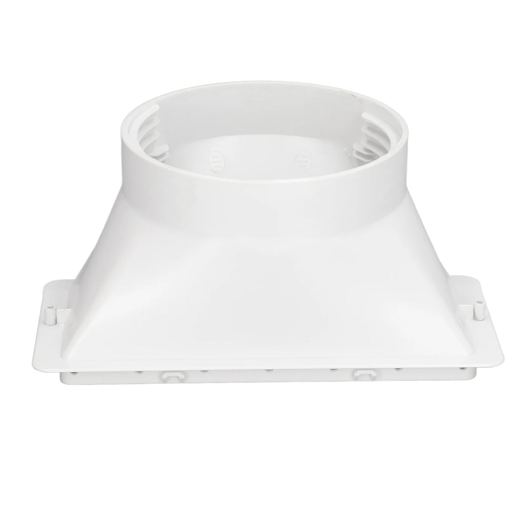 Portable AC Hose Coupler White Connection Function 20cm Fixed Aperture Rectangular Interface AC Hose Coupler for Office HIP WHITE