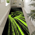Neon Grid Optical Illusion Runner Rug – Non-Slip & Washable Kitchen Runner Rug HIP 2 50X150cm-Felt