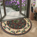 Retro Half-Round Anti-Slip Door Mat – Absorbent Entry Rug Entrance Door Mat HIP 4 60x90cm-Felt