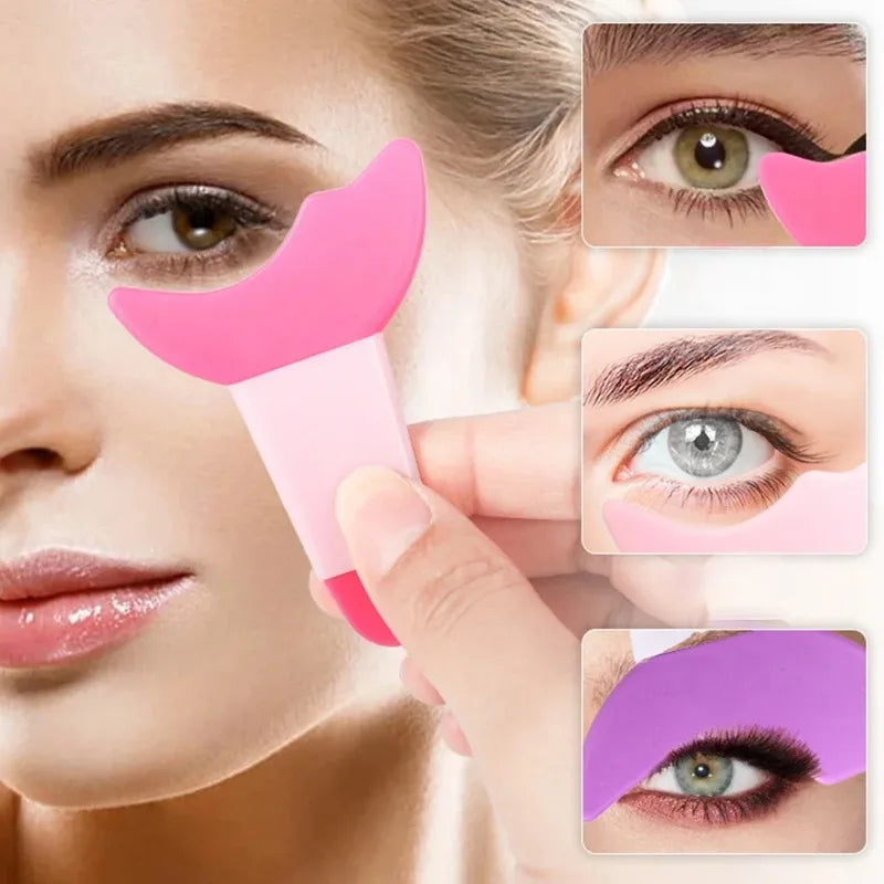 Silicone Eyeliner Stencil – Reusable Winged Eye Makeup Guide Eyeliner Stencil Tool HIP