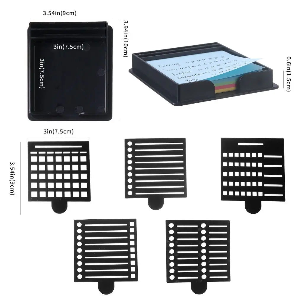 Sticky Note Organizer & Holder Set with 5 Templates Sticky Note Organizer HIP