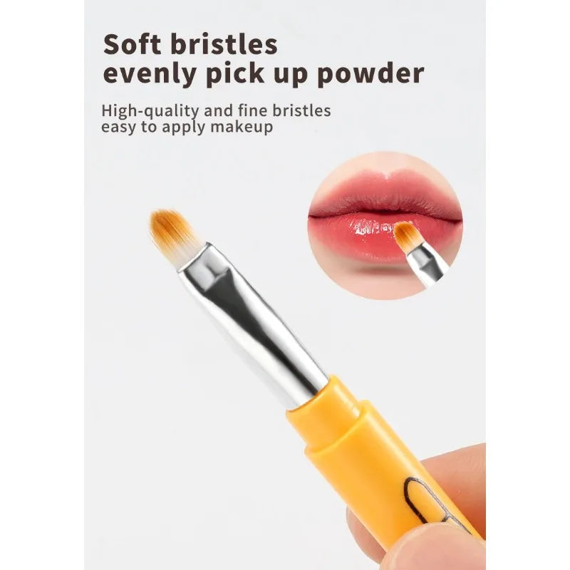 4-in-1 Detachable Makeup Brush Set – Eye, Lip & Brow Multifunctional Makeup Brush HIP
