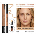 Waterproof Lip Concealer Pen & Eyebrow and Lip Concealer Pen Full Coverage Waterproof Contour Face Acne Scar Concealer Stick HIP 4Light Medium