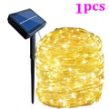 Solar LED Fairy String Lights – Waterproof Christmas Garden Lights Solar String Lights HIP 1pcs warm led 22meters 200leds