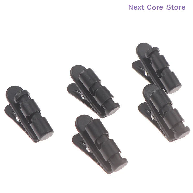 Earphone Cable Clips – Cord Clamp & Winder for Headsets (2/5 Pc) Earphone Cable Clip HIP