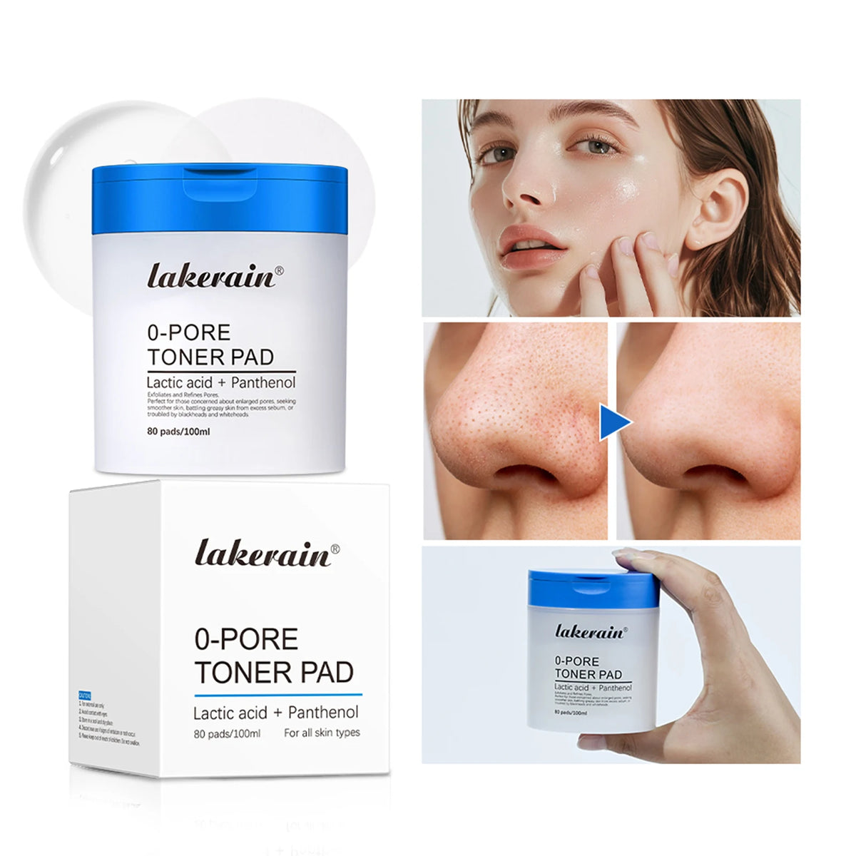 Zero Pore Pad Facial Toner For Exfoliating And Smoothing Pores 70pcs Korean Skin Care Pad For All Skin Care HIP 1box
