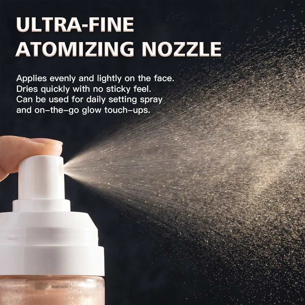 Luminous Setting Spray Dewy Plump Looking Skin Lasting Hydration Blends Seamlessly Natural Finish Daily Face Makeup Cosmetics HIP