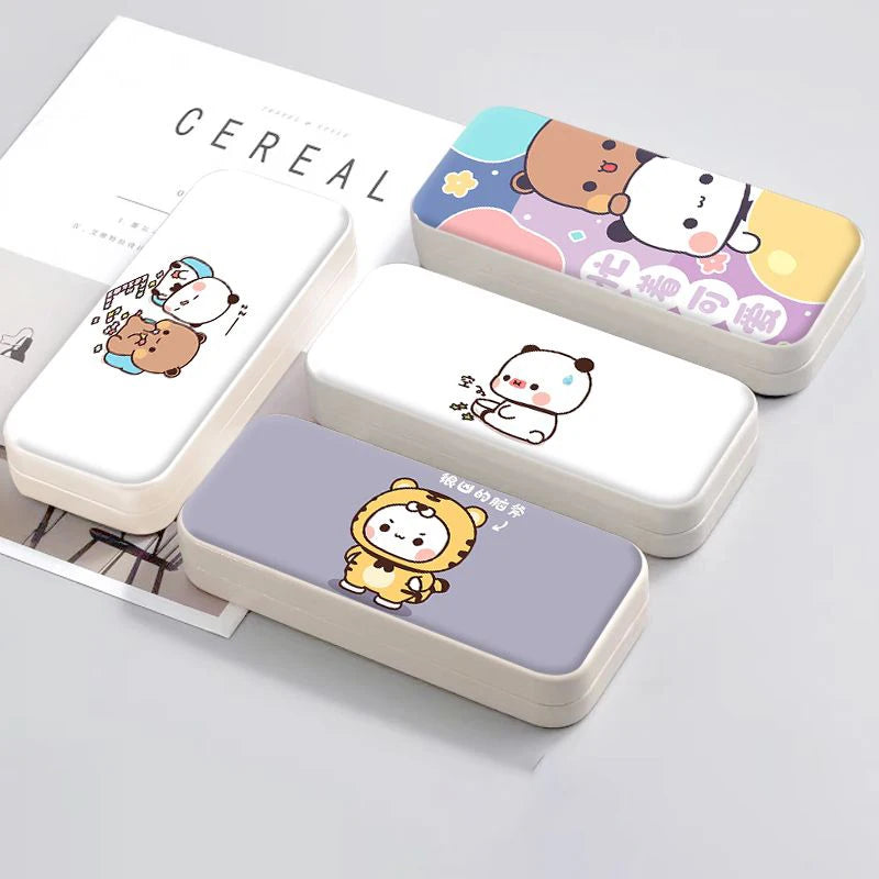 Panda Bubu & Yier Glasses Case – Portable, Drop-Resistant Eyeglasses Storage Case HIP