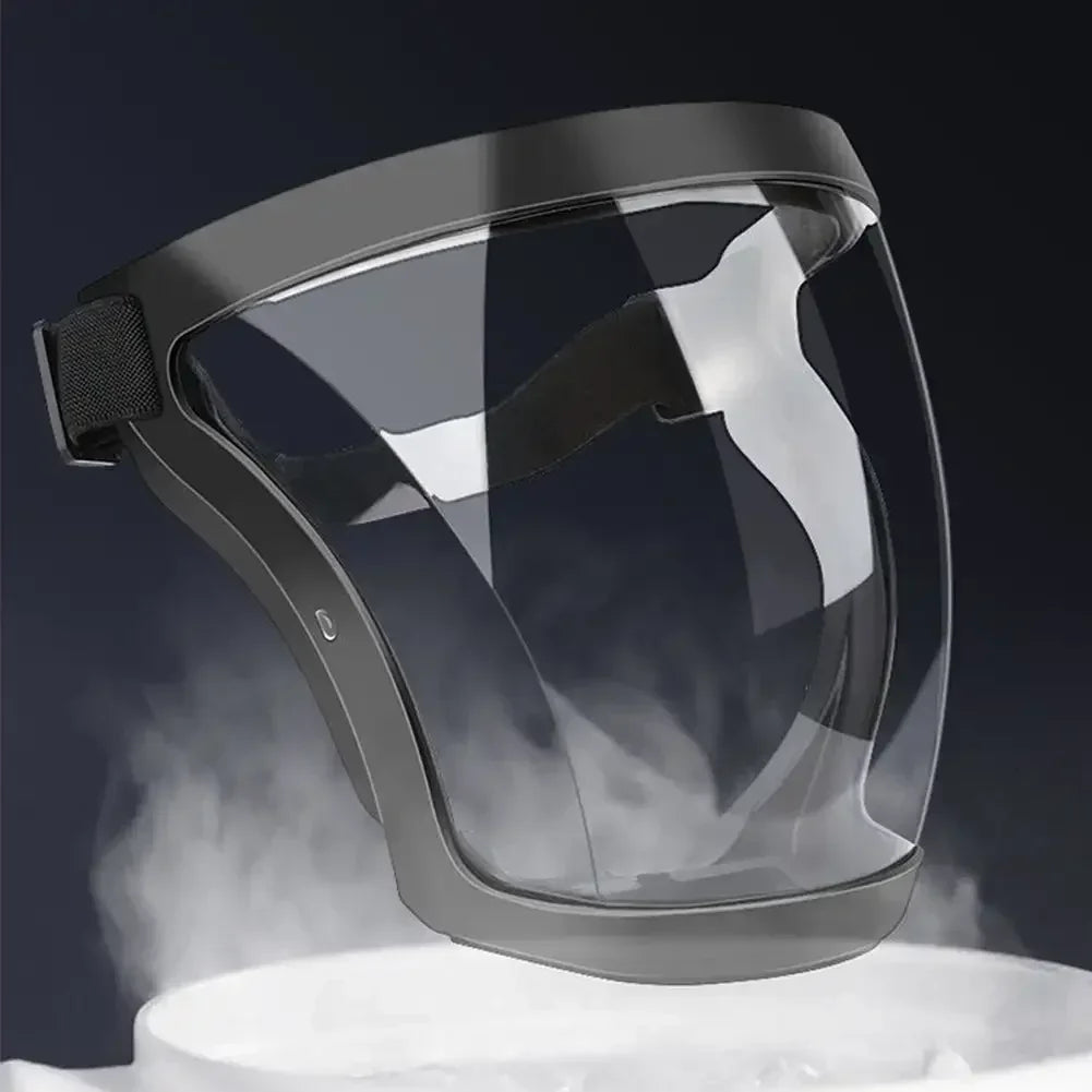 Work Protection Mask Transparent Full Faceshield Reusable Dustproof Anti-fog Mask Home Kitchen Tools Full Face Shield HIP