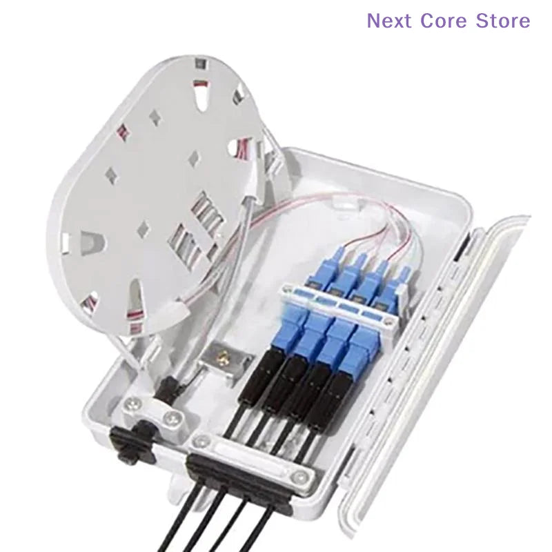 4-Core FTTH Fiber Optic Terminal Distribution Box – IP65 Fiber Optic Terminal Box HIP