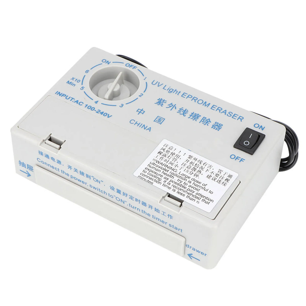 UV EPROM Eraser UV Light Eraser UV EPROM Eraser Ultraviolet Light Erasable Timer Semiconductor Wafer Erase Radiation UV Eraser HIP