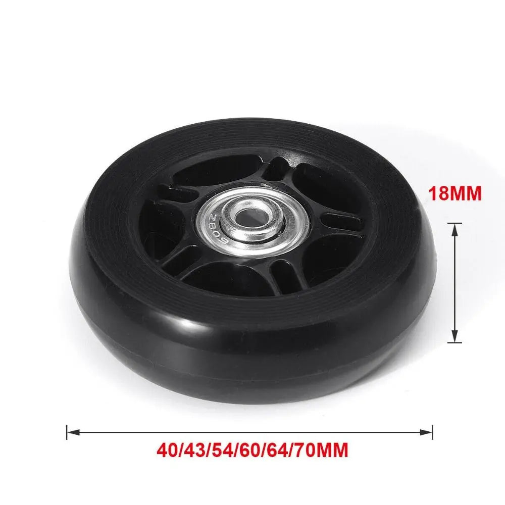 Silent Luggage Wheel Replacement Kit – 40mm to 70mm Sizes Luggage Wheel Repair Kit HIP